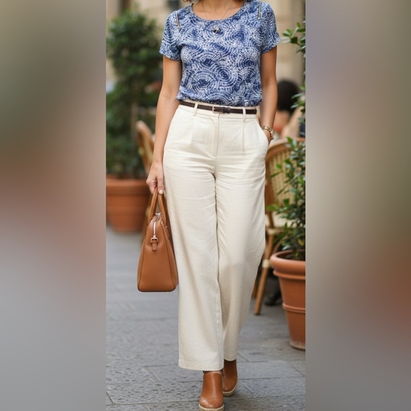 Michael Kors Tops - Blouse of Michael Kors..  Blue pattern
